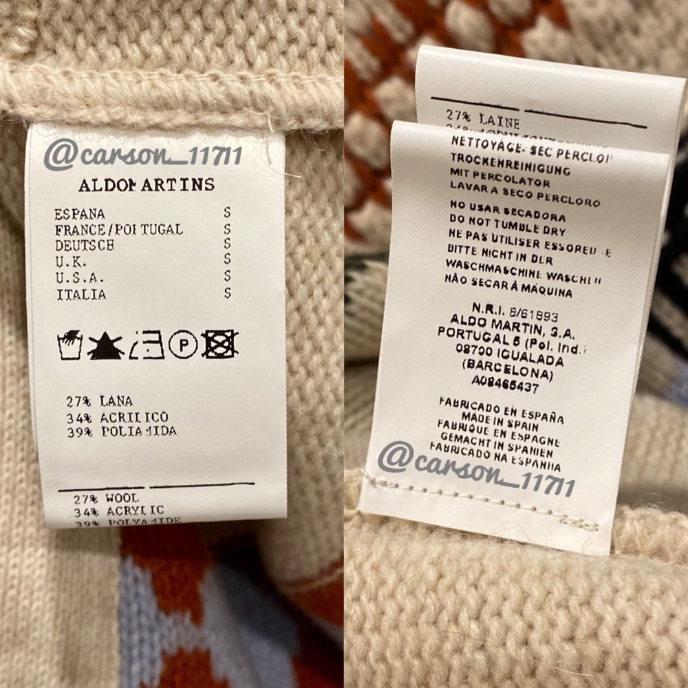 RARE NEW Anthropologie Caballos Sweater Cardigan S by Adomartins - Picture 9 of 11